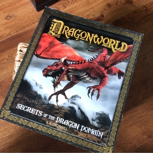 Dragonworld: Secrets of the Dragon Domain by: S.A. Caldwell, paperback book - Picture 1 of 6